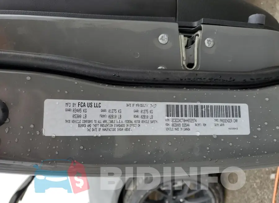 2C3CDXCT8HH652974 Photo# 12