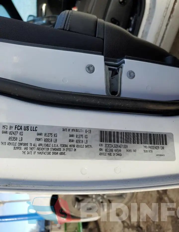 2C3CDXJG2KH671520 Photo# 12