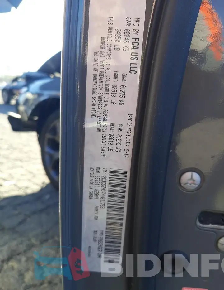 2C3CDZAG7HH611768 Photo# 13