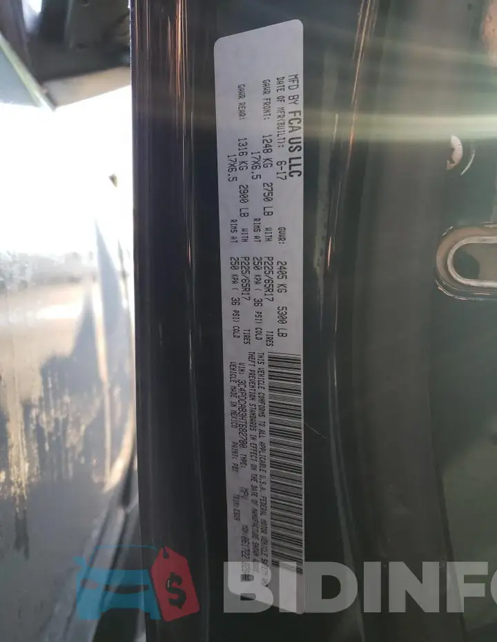 3C4PDCAB3HT682780 Photo# 13