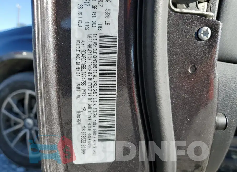 3C4PDCAB8JT474786 Photo# 13