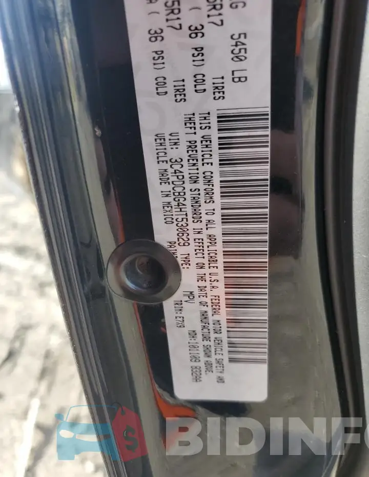 3C4PDCBG4HT530629 Photo# 13