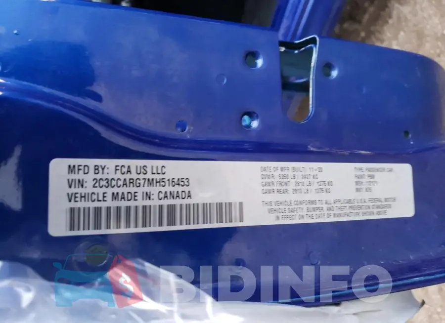 2C3CCARG7MH516453 Photo# 13