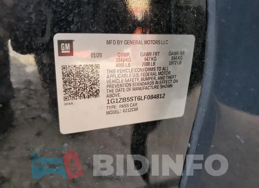 1G1ZB5ST6LF084812 Photo# 12