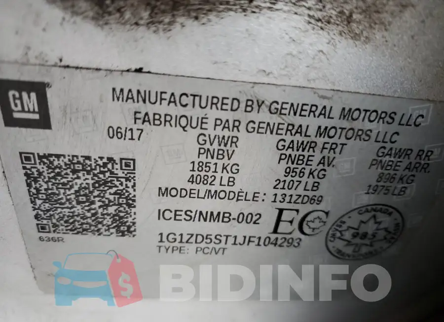 1G1ZD5ST1JF104293 Photo# 12