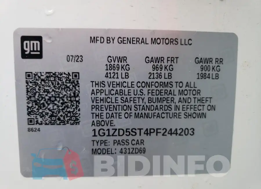1G1ZD5ST4PF244203 Photo# 12