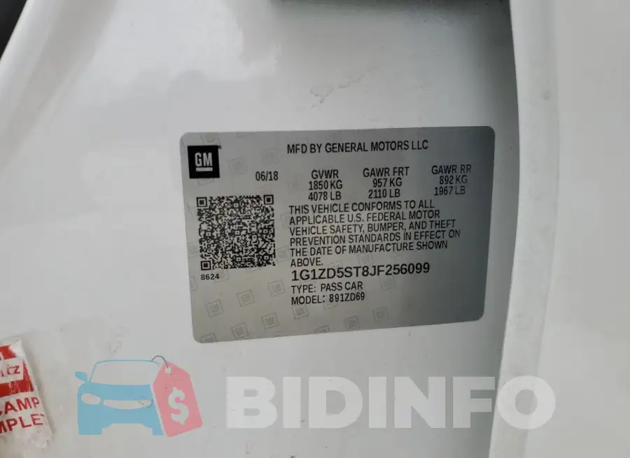 1G1ZD5ST8JF256099 Photo# 12