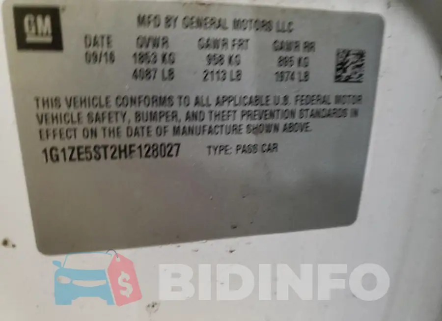 1G1ZE5ST2HF128027 Photo# 12