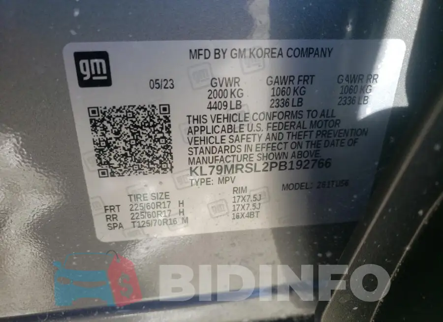 KL79MRSL2PB192766 Photo# 13