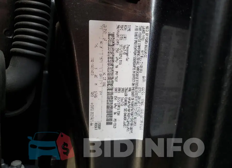 1FADP3F20FL292351 Photo# 12