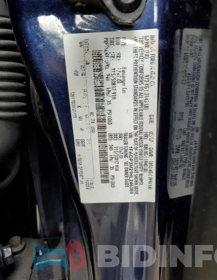 1FADP3M21HL246369 Photo# 12