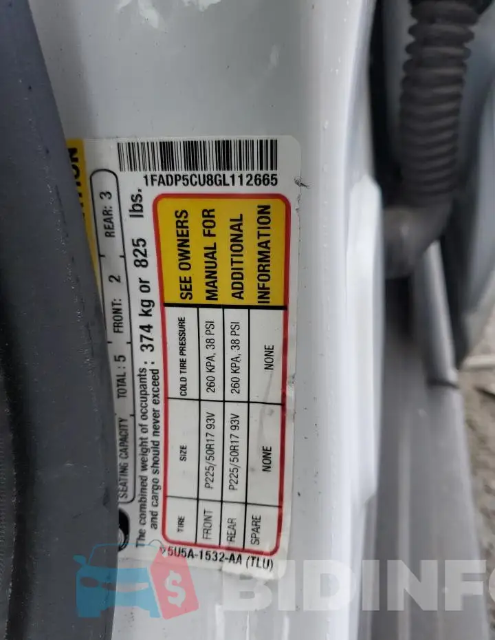 1FADP5CU8GL112665 Photo# 12