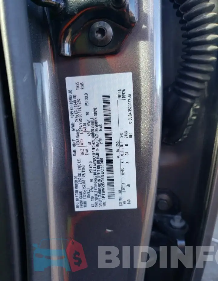1FT8W2BT6NEC33069 Photo# 13
