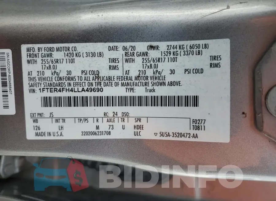 1FTER4FH4LLA49690 Photo# 12