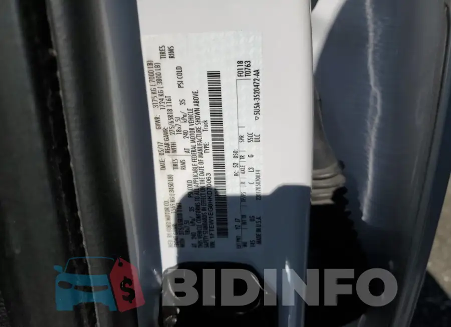 1FTEW1EG8HKD70063 Photo# 12