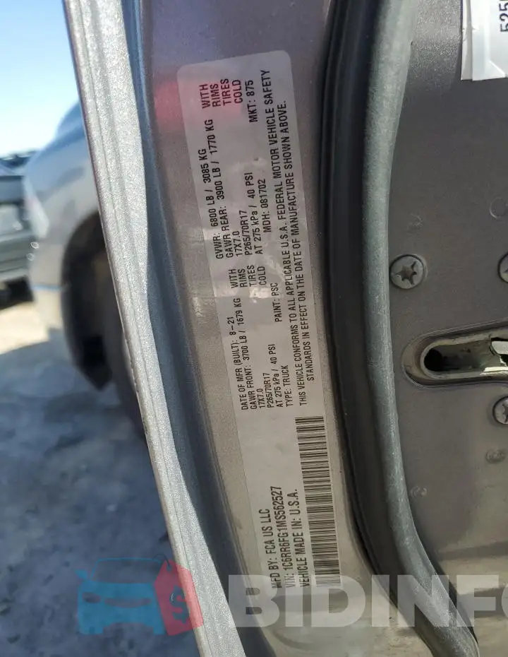 1C6RR6FG1MS562527 Photo# 12