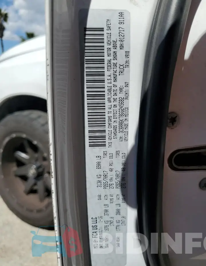 3C6RR6KT8GG245682 Photo# 12