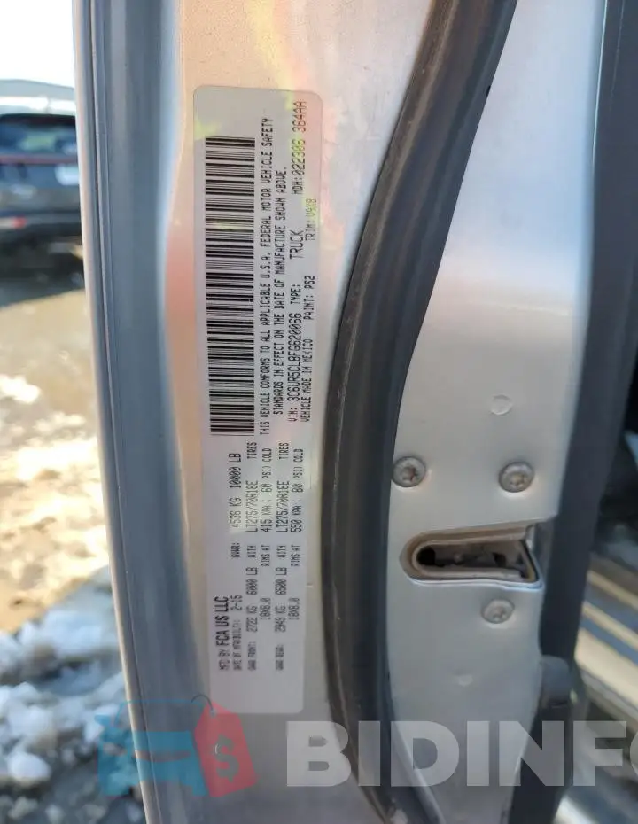 3C6UR5CL8FG620066 Photo# 13