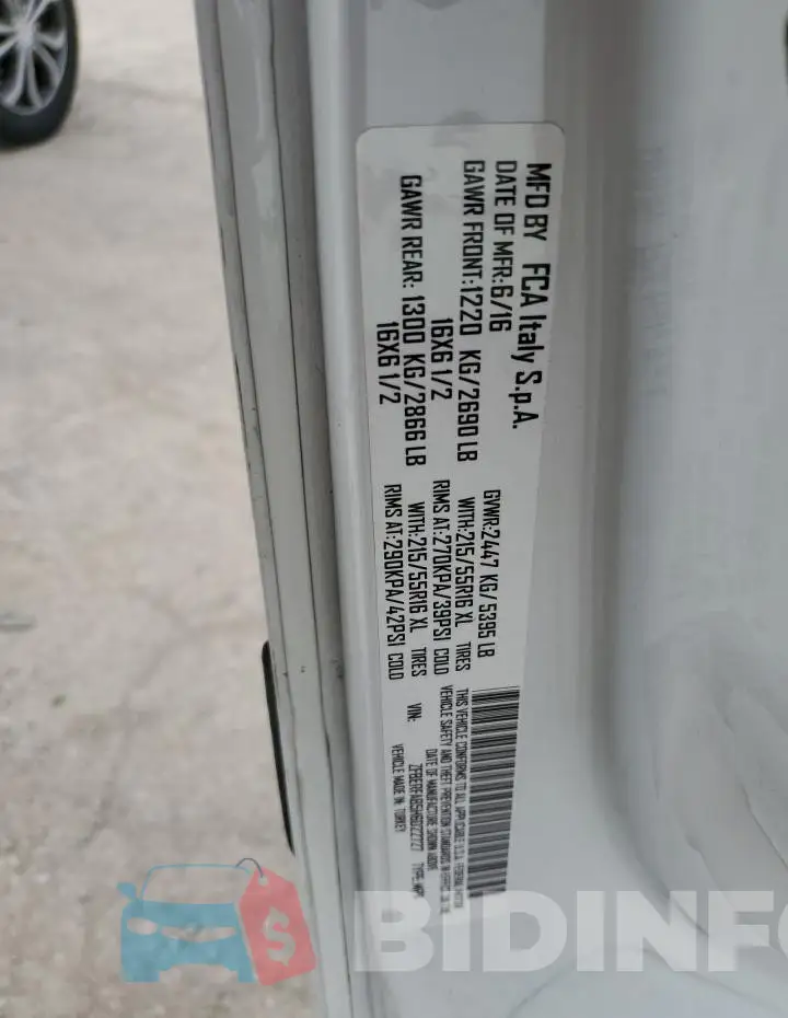 ZFBERFAB5H6D22727 Photo# 13