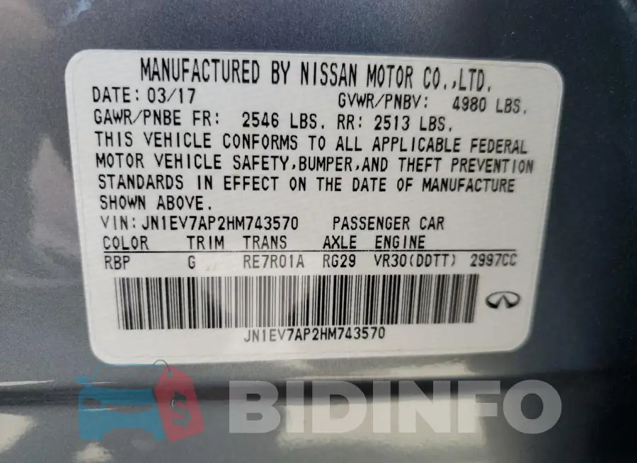 JN1EV7AP2HM743570 Photo# 12