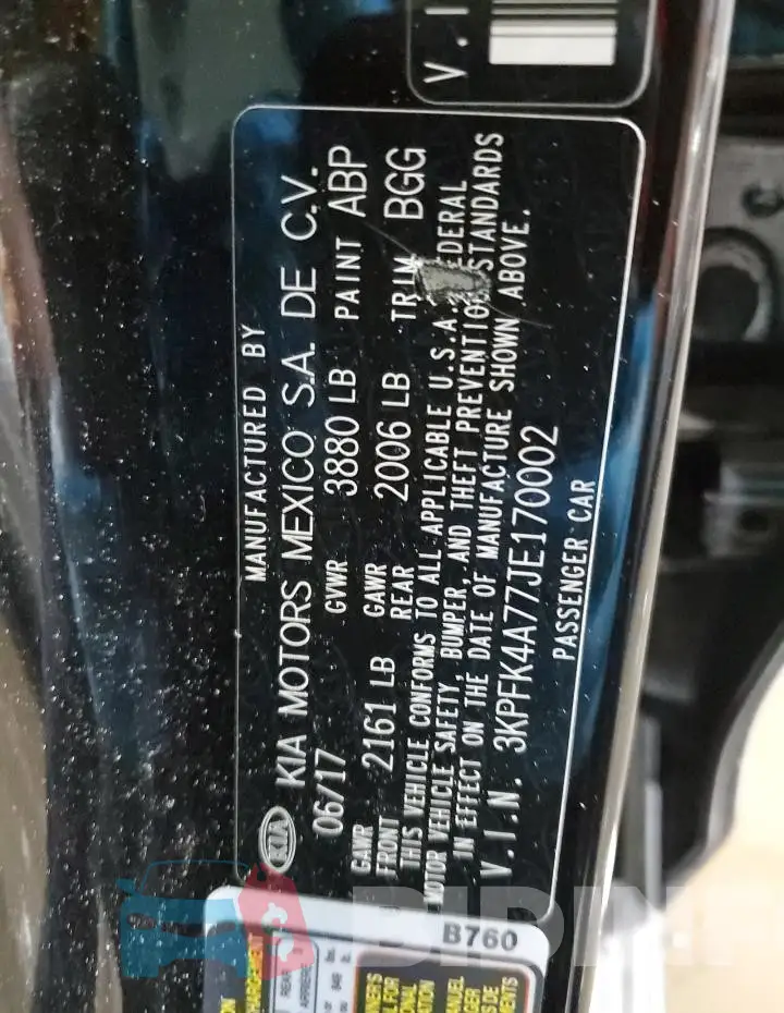 3KPFK4A77JE170002 Photo# 13