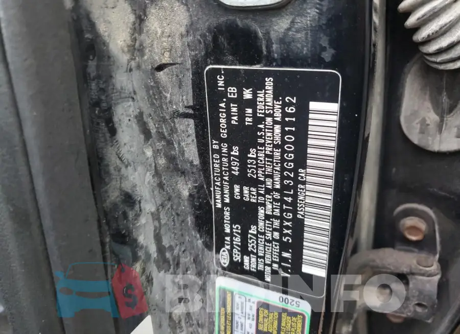 5XXGT4L32GG001162 Photo# 13