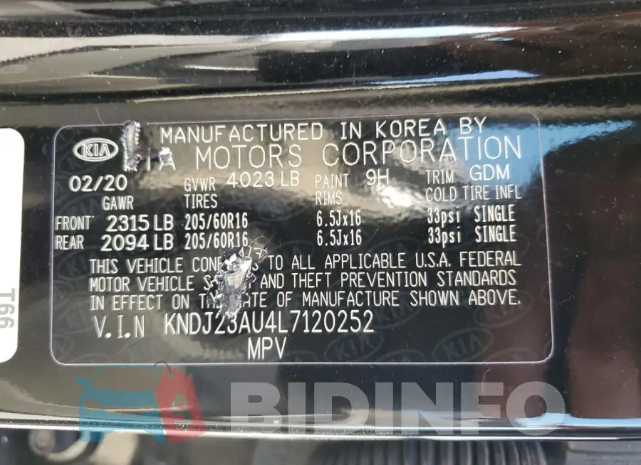 KNDJ23AU4L7120252 Photo# 13