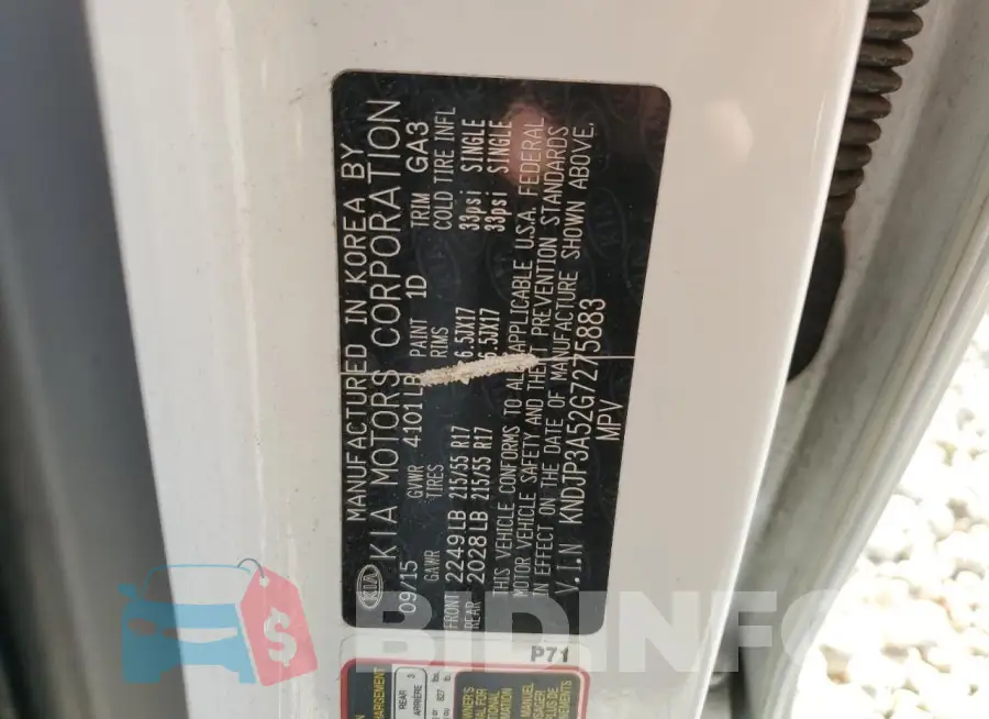 KNDJP3A52G7275883 Photo# 12
