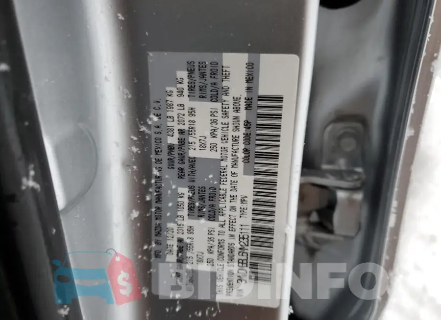 3MVDMBBL6MM235111 Photo# 13