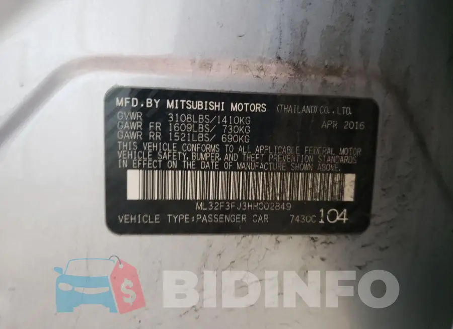ML32F3FJ3HH002849 Photo# 12