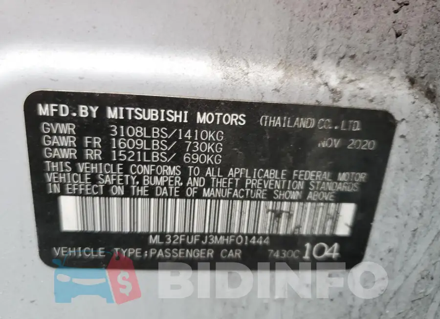 ML32FUFJ3MHF01444 Photo# 12