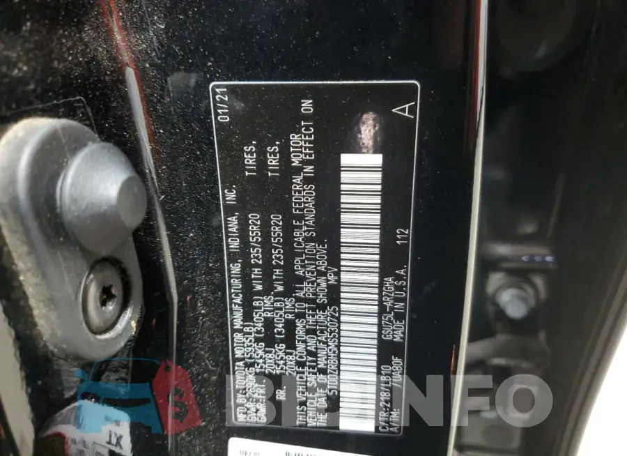 5TDDZRBH5MS530725 Photo# 14