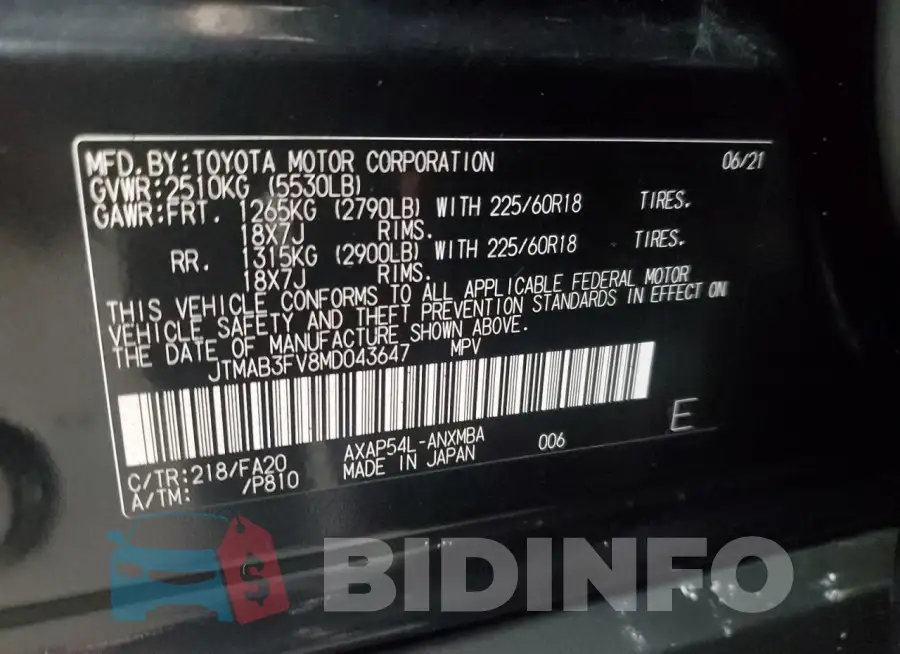 JTMAB3FV8MD043647 Photo# 13