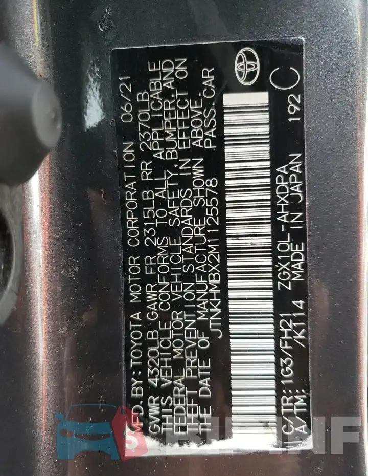 JTNKHMBX2M1125578 Photo# 13
