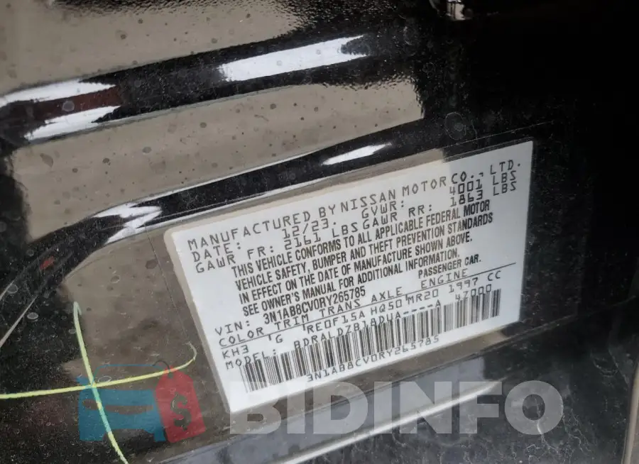 3N1AB8CV0RY265785 Photo# 12