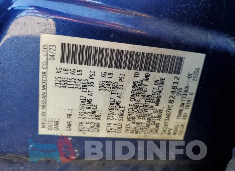 5N1BT3AB7PC824812 Photo# 13