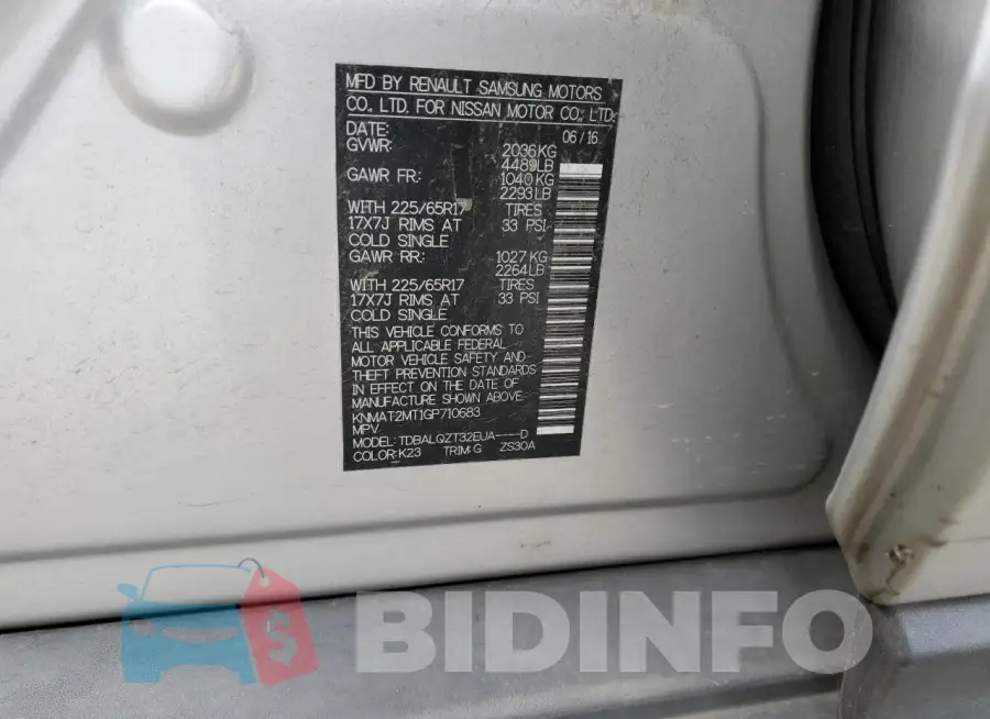 KNMAT2MT1GP710683 Photo# 12