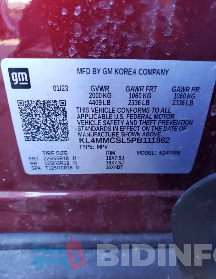KL4MMCSL5PB111862 Photo# 12
