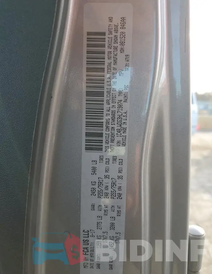 1C4BJWDG3HL719074 Photo# 12