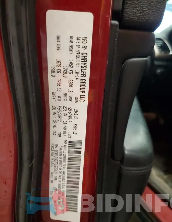 1C4RJFAG7FC675127 Photo# 13