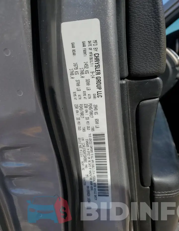 1C4RJFAGXFC649881 Photo# 13