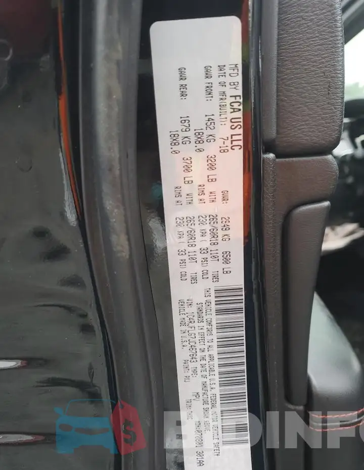 1C4RJFLG7JC467643 Photo# 12