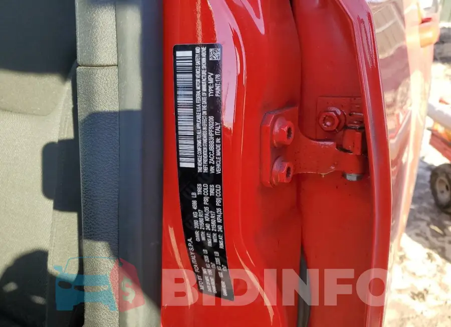 ZACCJBBB3HPF50206 Photo# 12