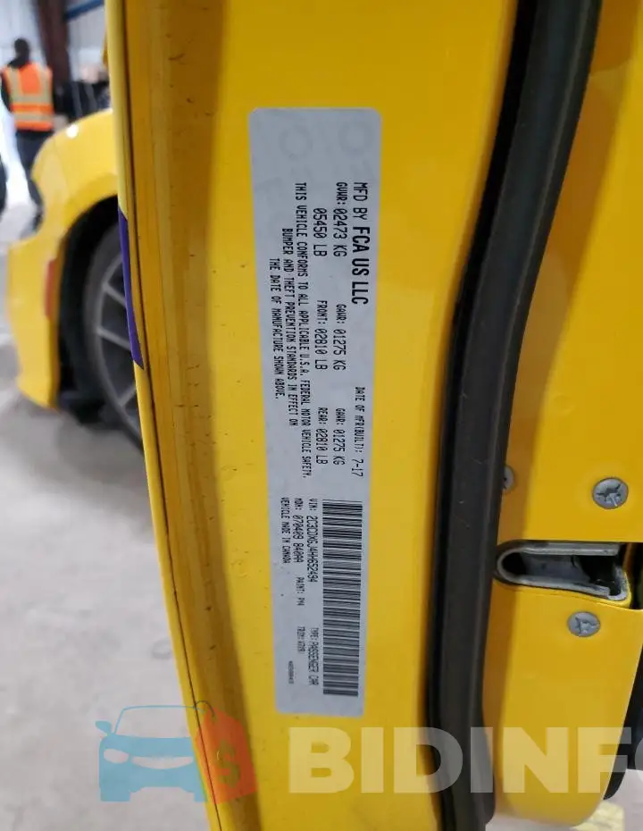 2C3CDXGJ4HH652494 Photo# 12