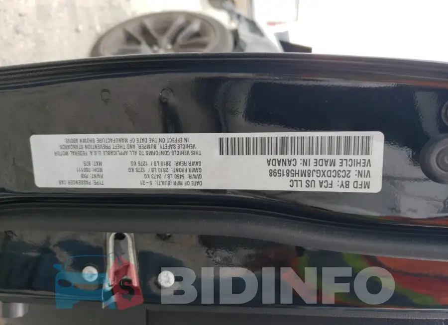 2C3CDXGJ8MH581598 Photo# 12