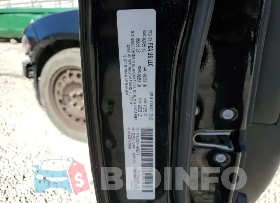 2C3CDXKT4FH863913 Photo# 12