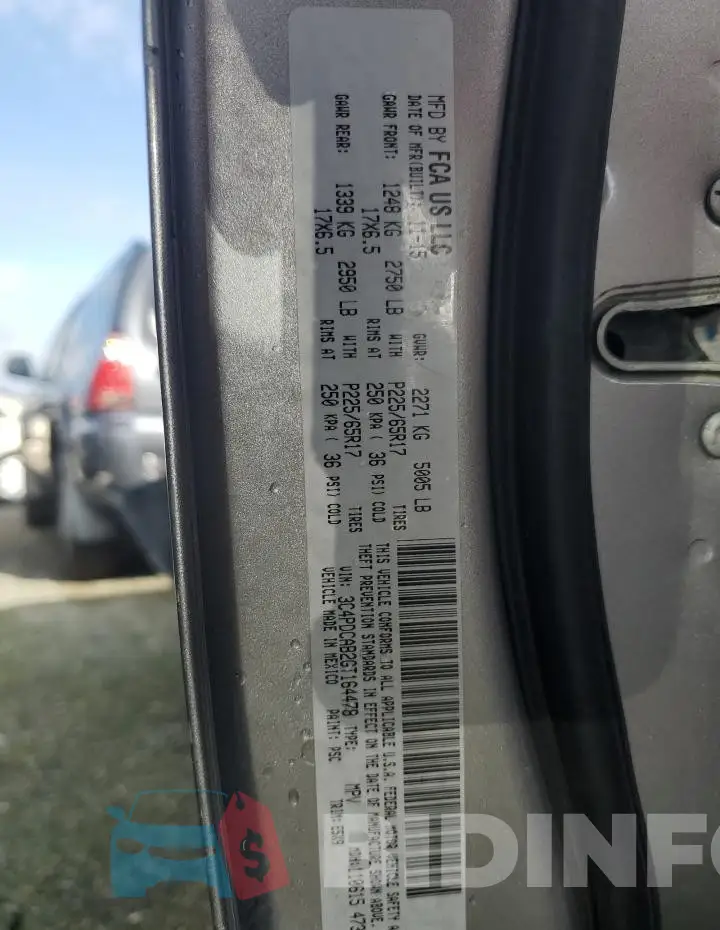 3C4PDCAB2GT164478 Photo# 12