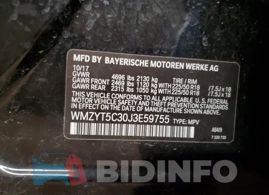 WMZYT5C30J3E59755 Photo# 13