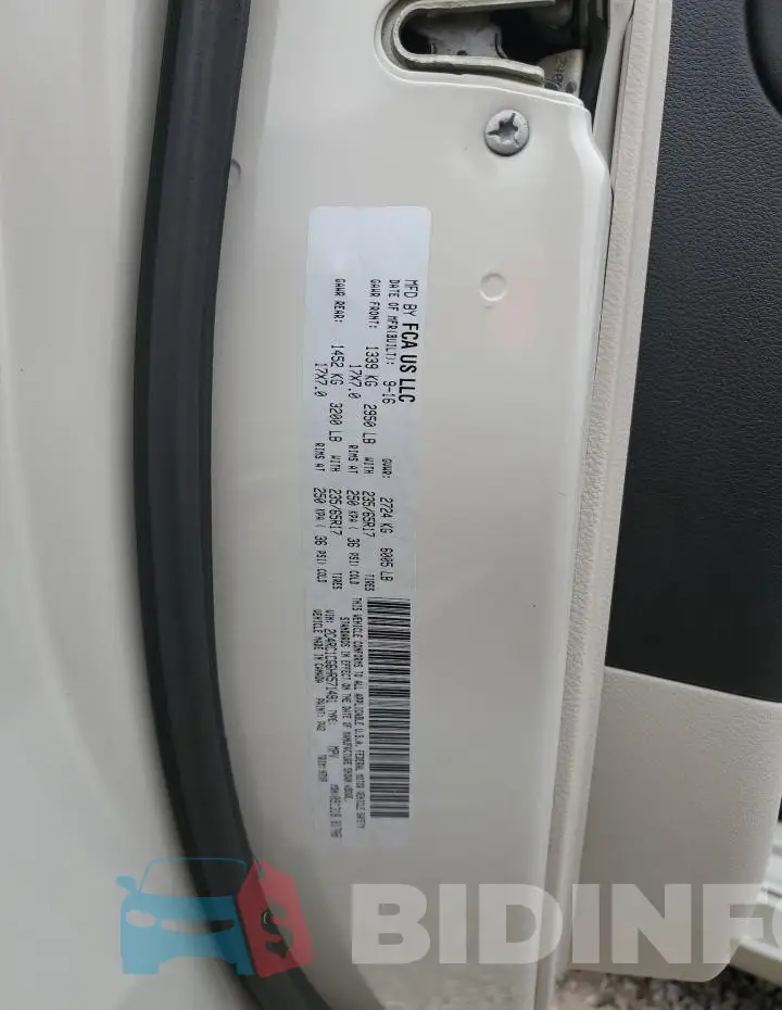 2C4RC1CG6HR571491 Photo# 13