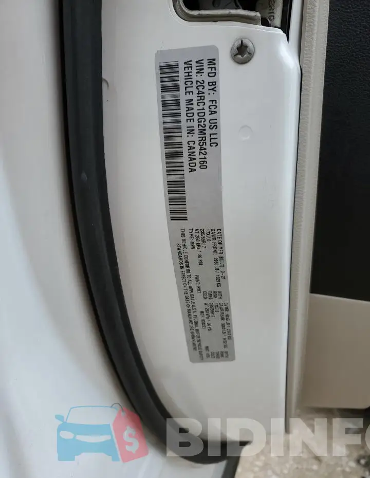 2C4RC1DG2MR542160 Photo# 13